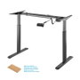 Aisens Bastidor de Escritorio Motorizado Ajustable Negro